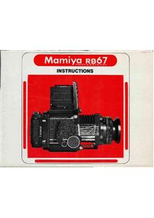 Mamiya RB 67 Pro manual. Camera Instructions.